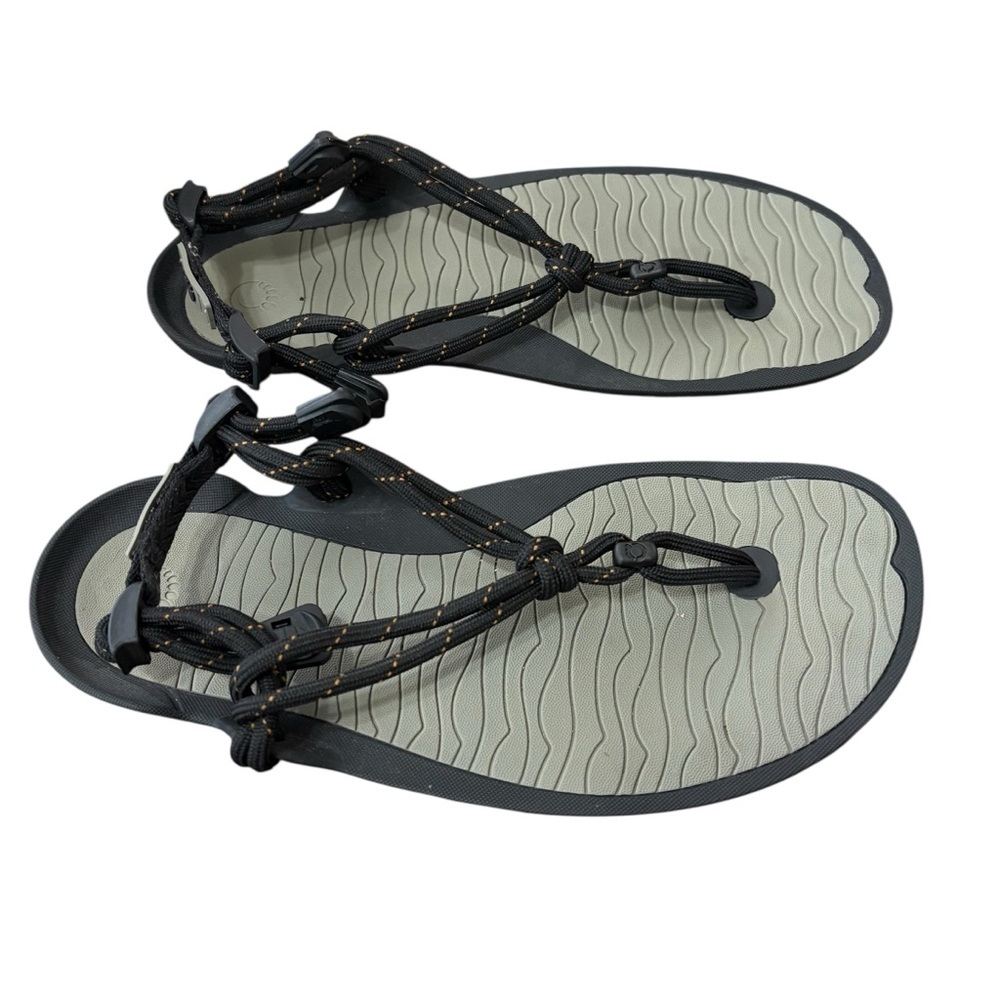 Xero Shoes Aqua Cloud Sandals Men's Size 7 Black Grey Barefoot Minimalist Shoes